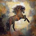 Horse Tales I Art Print