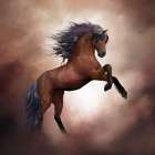 Horse Tales II Art Print
