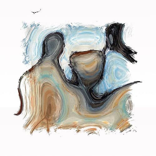 Abstract 1390 Art abstrait reproduction