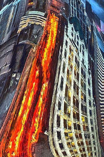 Big City View I Landscape Print