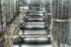 Chicago Bridges Art Print