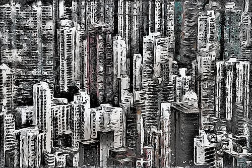 Hong Kong Landscape Print