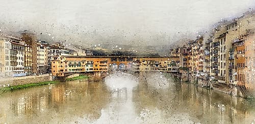Ponte Vecchio II Art Print
