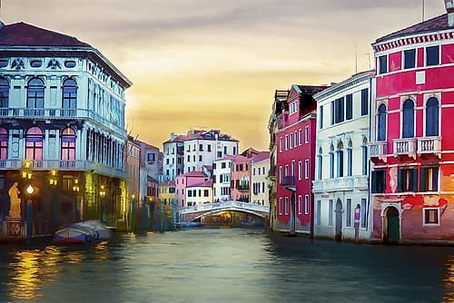 Venetain Calm Art Print