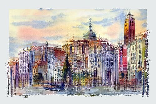 Venice Shear Art Print