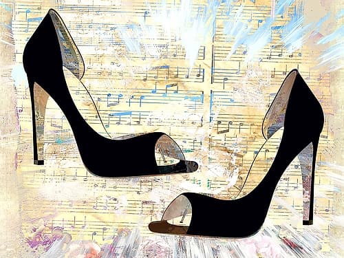 Black Pumps Fashion Print