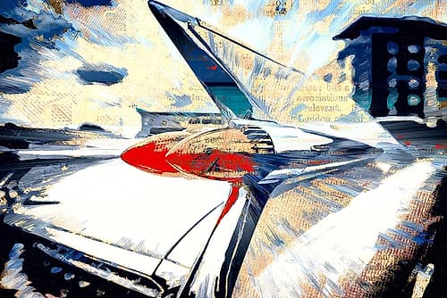City Cruiser Landscape Print