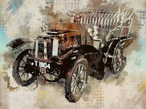 Model T Ford Art Print