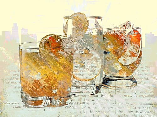 Toast of the Town I Spirits Print