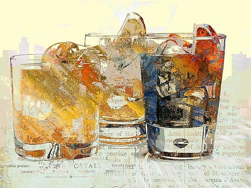 Toast of the Town II Spirits Print