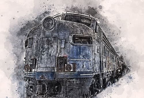 Train Art Print