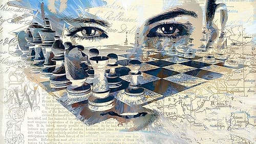 Eyening the Opening Move Art Print