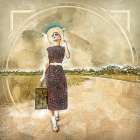 Retro Travel I Art Print