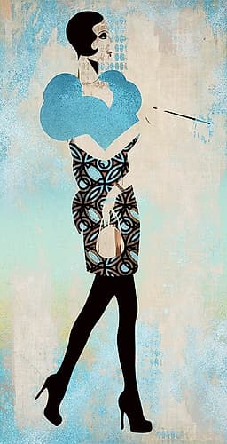 Roaring Twentys Fashion VI Art Print