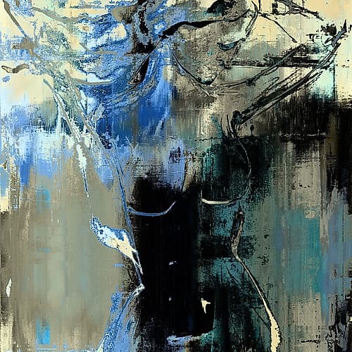 Skinny Dipping III Art abstrait reproduction