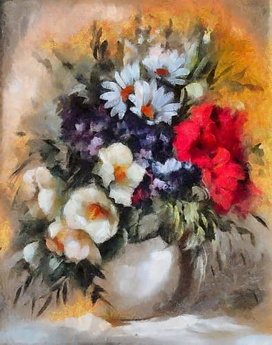 Mixed Bouquet I Art Print