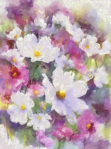 Garden Flowers I Art Print