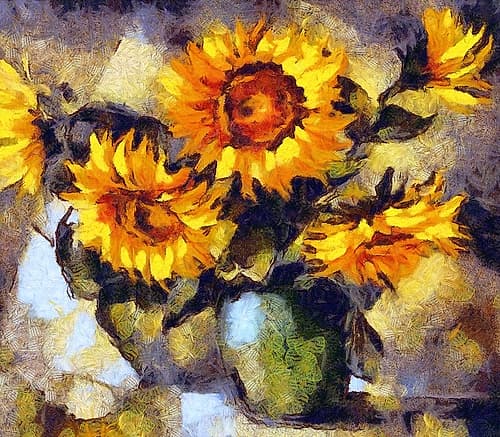 Sunflowers For Vincent Art Print