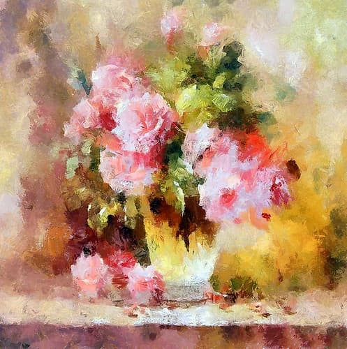 Pink Roses II Art Print