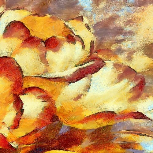 Fire Tulips III Art Print