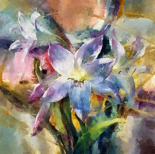 Clematis Garden Art Print