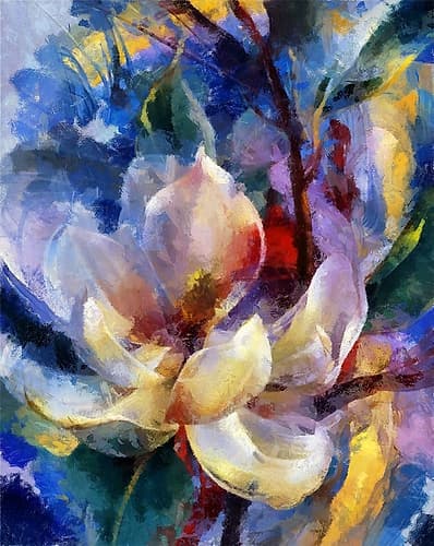 Magnolia Garden II Art Print