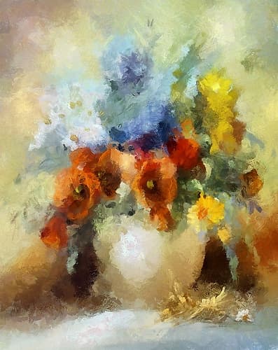 Soft Bouquet II Art Print
