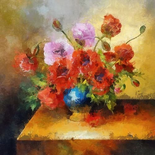Classic Bouquet I Art Print