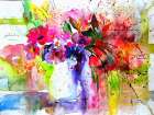 Watercolor Arrangement II Art Print