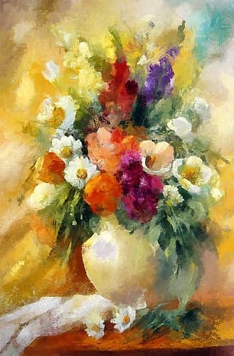 Flowers For My Sweetheart Art Print