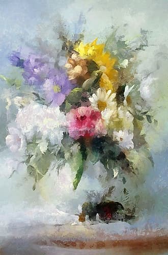 Handsome Bouquet II Art Print