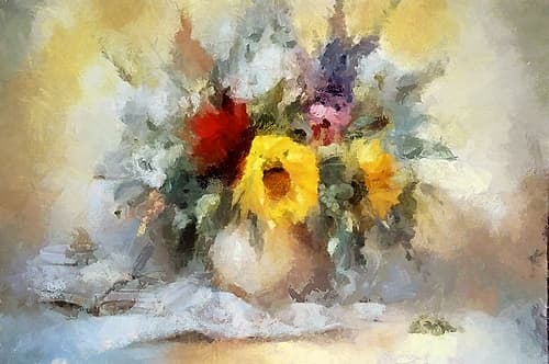 Fresh Bouquet I Art Print