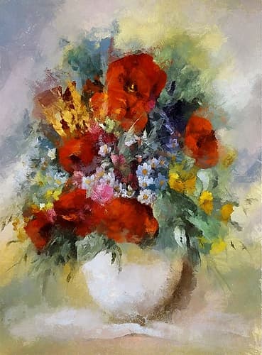Mixed Bouquet II Art Print