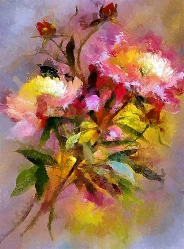 Fresh Flowers II Art Print