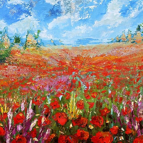 Flower Garden III Art Print