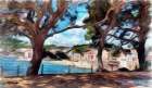 Shade Trees Art Print