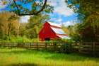 Red Barn Art Print