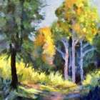 Forest Walk Art Print