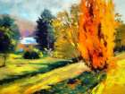 Autumn Leaves I Art Print