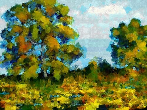 Oak Hill Art Print