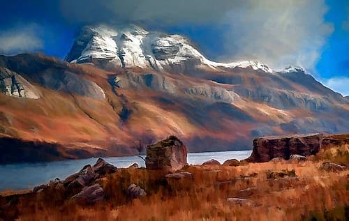 Slioch Landscape Print