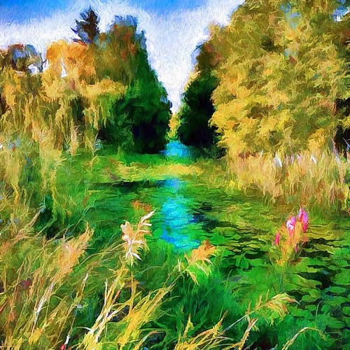 The Pond Art Print