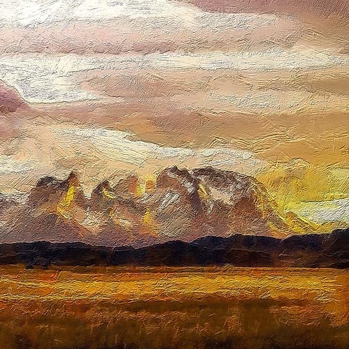 Torres del Paine At Sunrise II Landscape Print