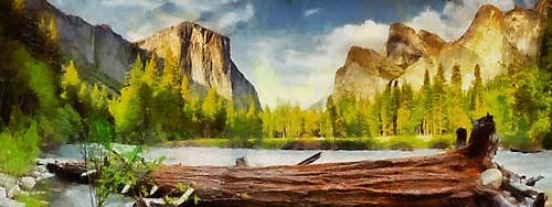 Yosemite Landscape Print
