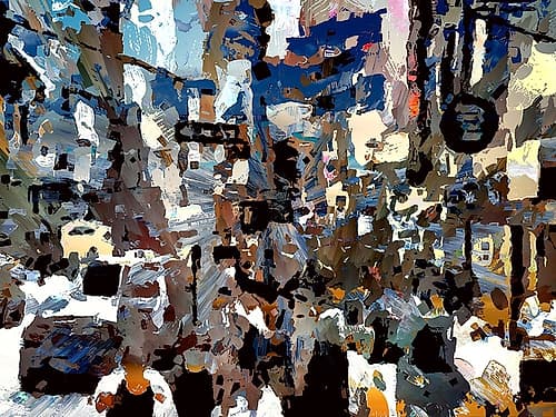 Urban Congestion Architecture Print