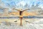California Sunshine Art Print