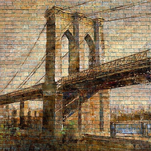 NY Bridge I Coastal Print