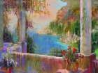 Mediterranean View Art Print