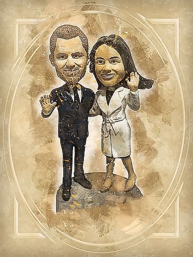 Royal Wedding Art Print
