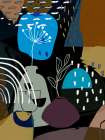 Abstract Boho Composition 655 Art Print